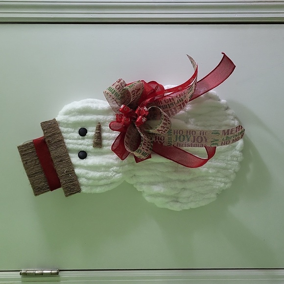 Snowman wreath - Picture 2 of 3